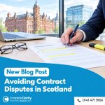 Solicitor reviewing highlighted clauses in a set of business terms and conditions