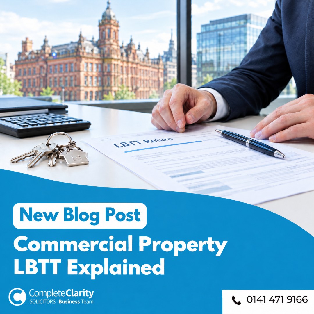 commercial property LBTT,LBTT commercial lease,LBTT rates scotland